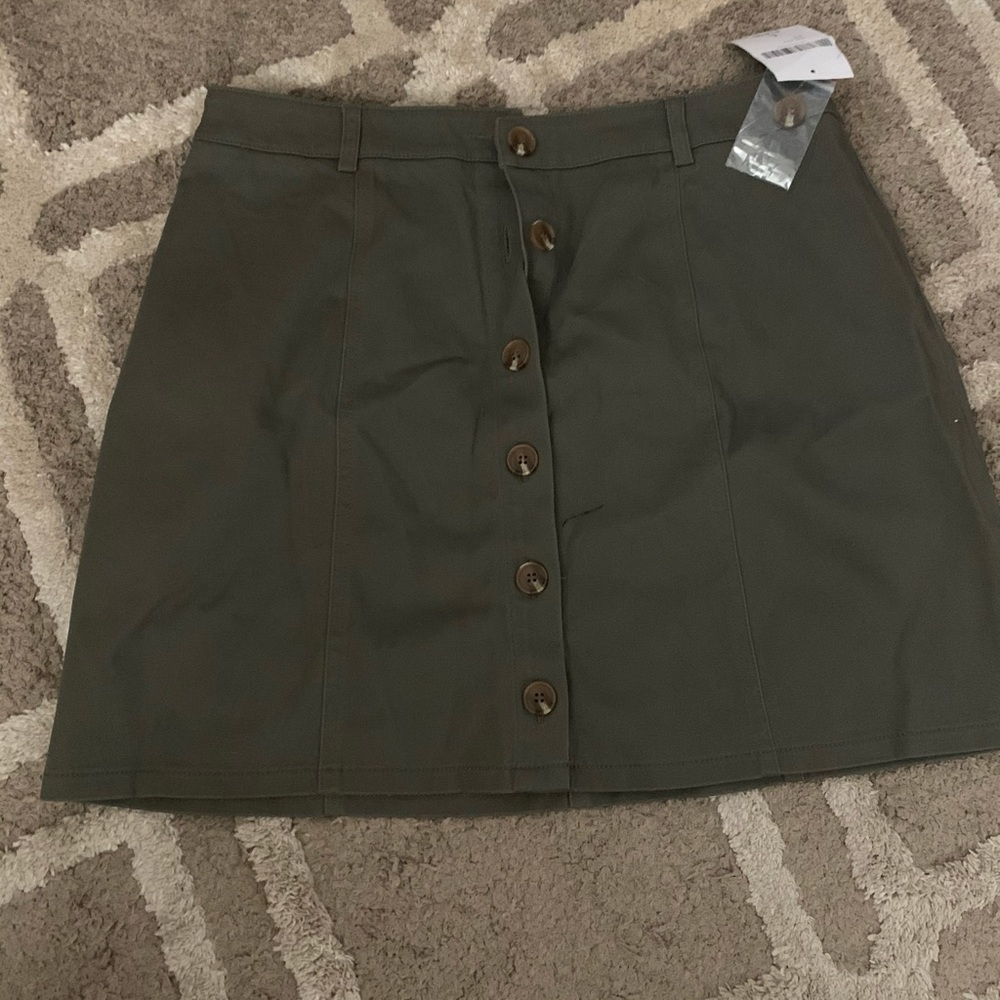 Olive Green Skirt